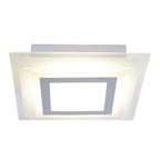 LED Plafondlamp Lucca 28cm - Näve Zilver