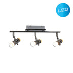 Näve Garda LED Plafondlicht 46cm Chroom