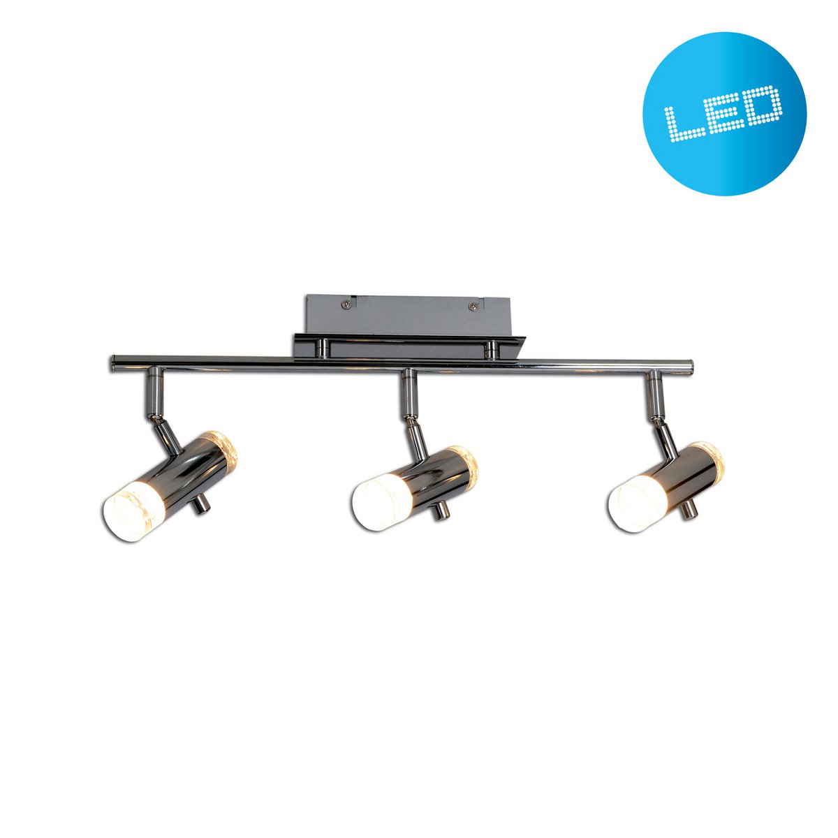 Näve Garda LED Plafondlicht 46cm Chroom