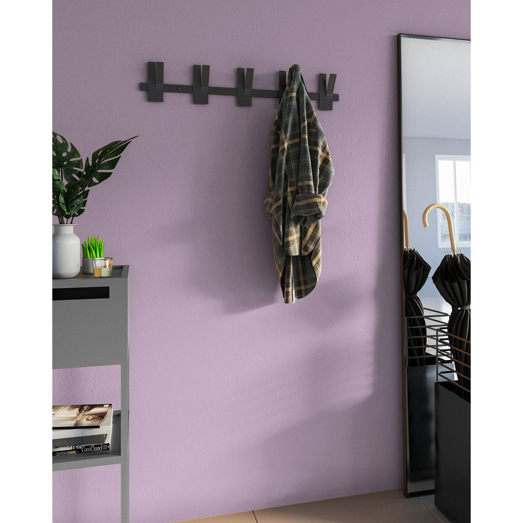 Gorillz Incision Wandkapstok - Zwart, 10 Haken, Metaal
