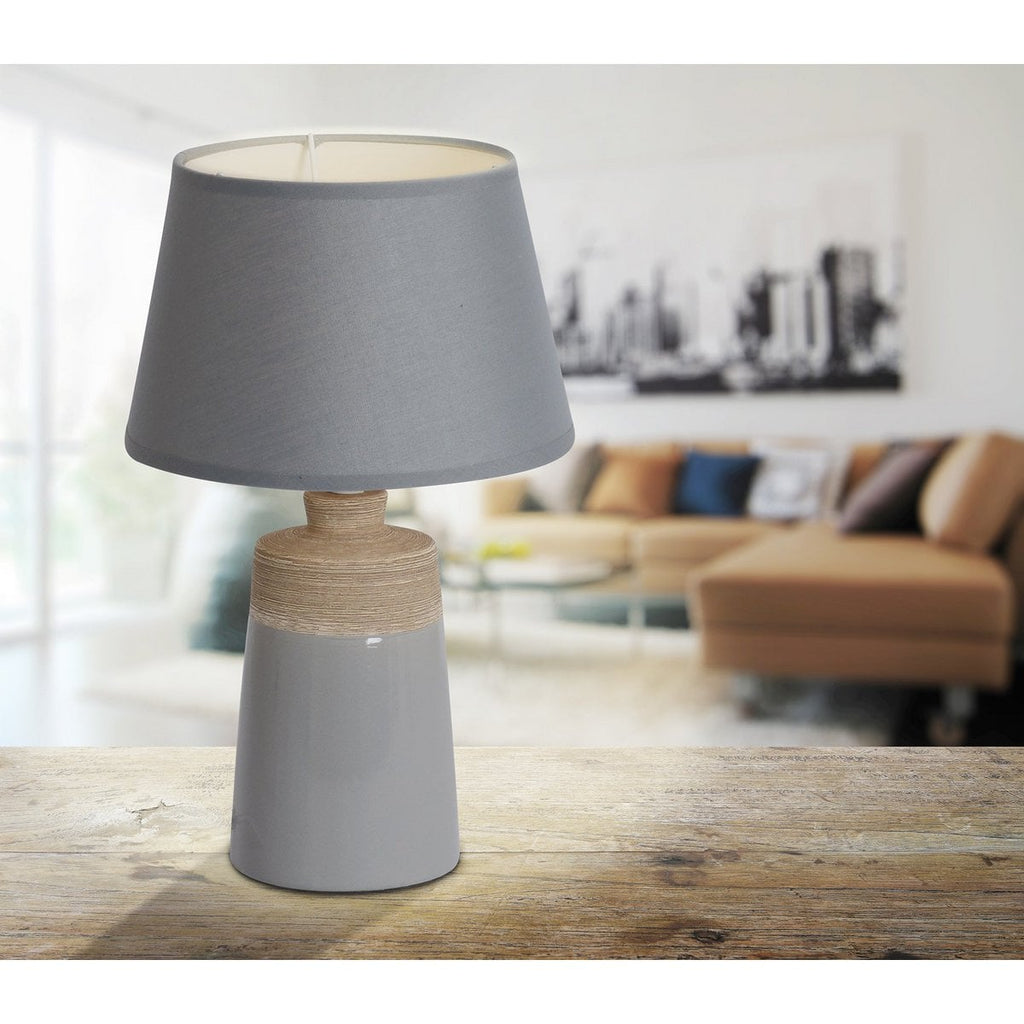 Näve Talia Keramische Tafellamp - Beige 31cm