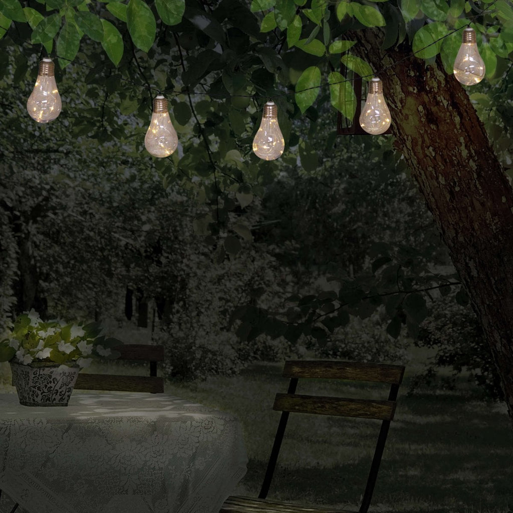 Näve LED Zonneketen - Transparant 300cm