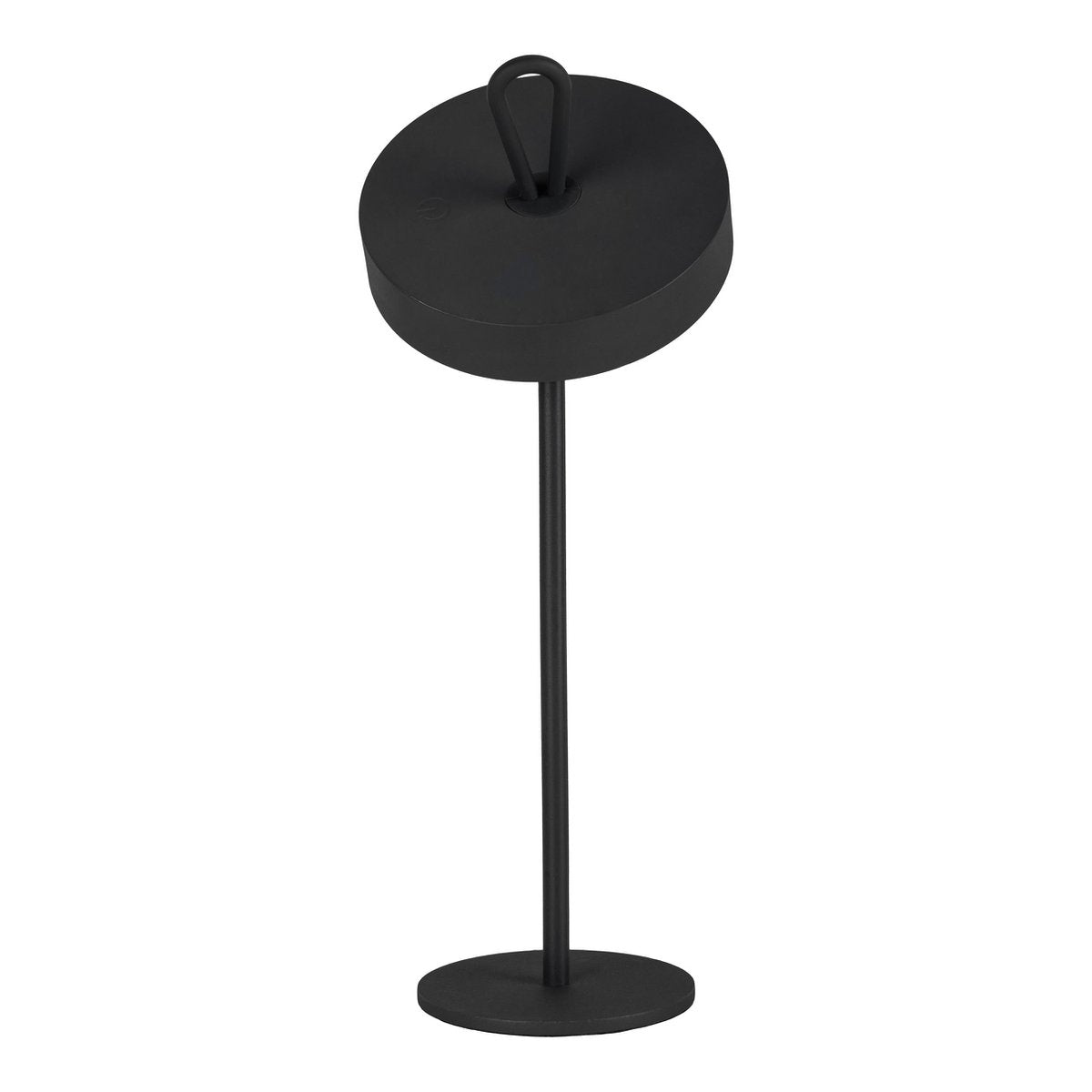 LED -batterijlamp magnetisch "Ella" voor buiten en binnen, gemaakt van metaal en plastic in zwart, 35 cm hoog