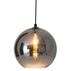 Näve Vaso Hanglamp Rookglas Antraciet 25cm
