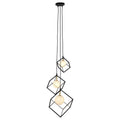 Näve Cadre Hanglamp - Zwart/Wit 147cm