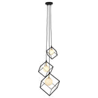 Näve Cadre Hanglamp - Zwart/Wit 147cm