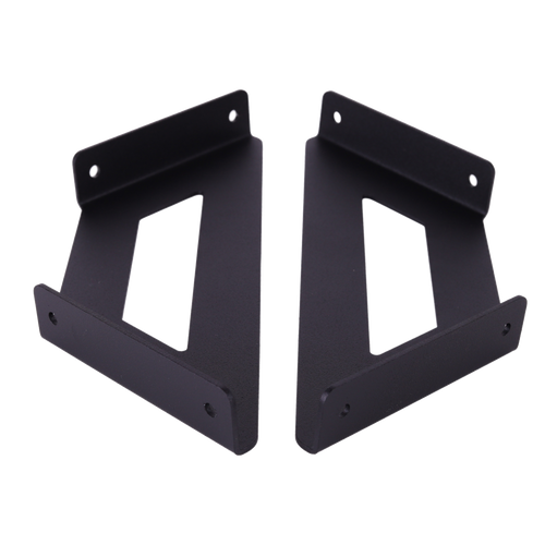 Gorillz Hower - Zwarte Metalen Legplankdragers Set van 2