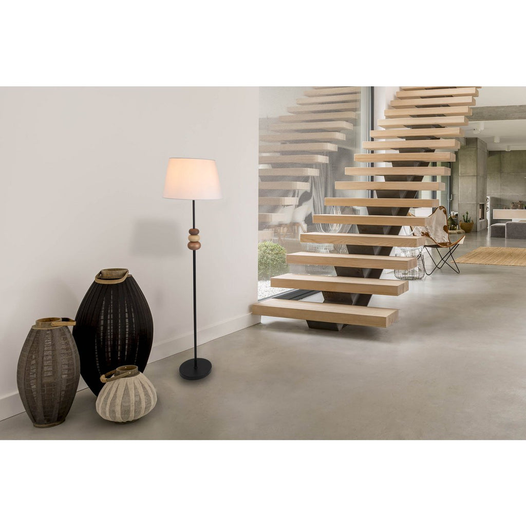 Näve Elina Staande Lamp 155cm Zwart/Wit