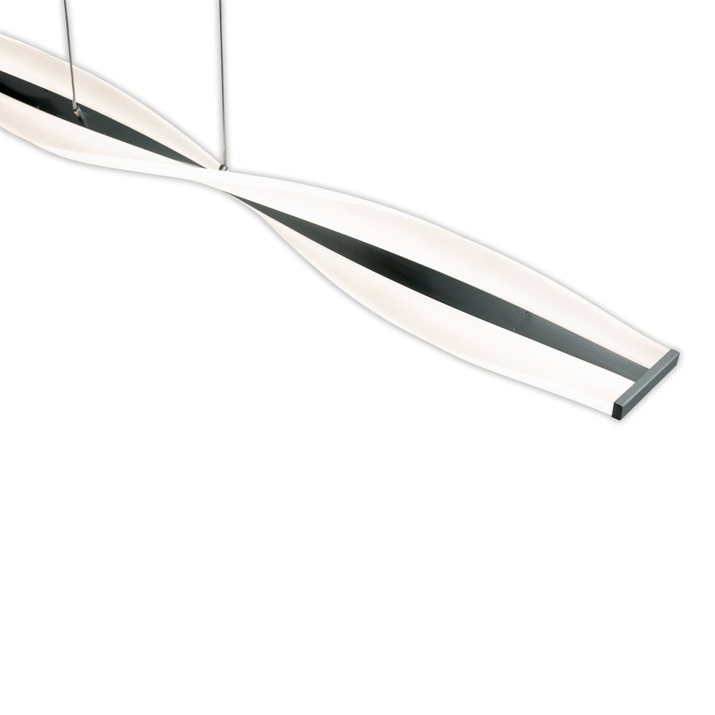 Näve Nina LED Hanglamp - Zilver 115cm