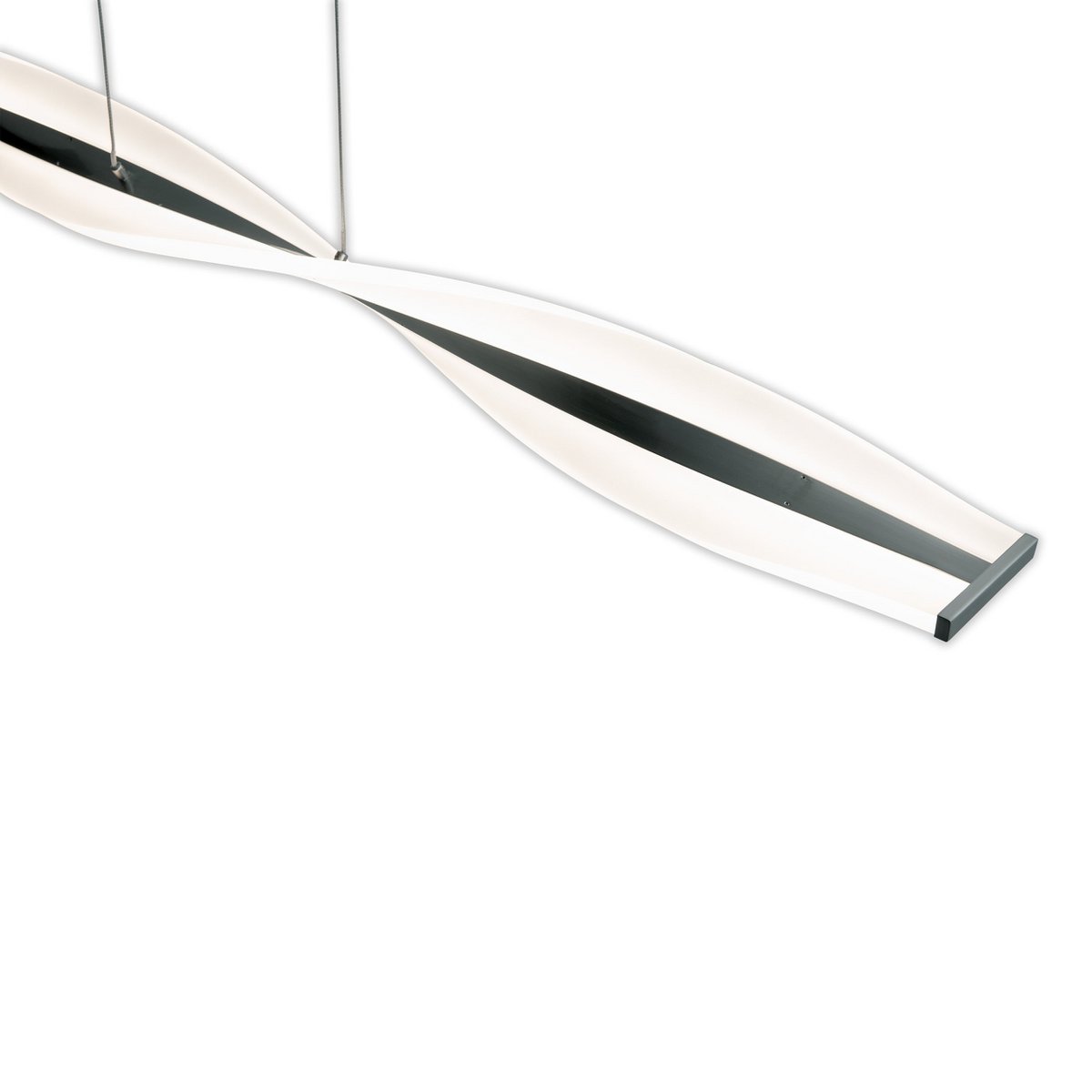 Näve Nina LED Hanglamp - Zilver 115cm