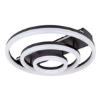 Näve Circulo LED Plafondlicht - Zwart Ø 60cm
