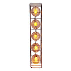 Näve Cesta Vloerlamp - Zwart Glas 95cm