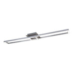 LED CCT-plafondlamp + RGB-backlight "Bantry" met veel functies, 115 cm lang, inclusief afstandsbediening