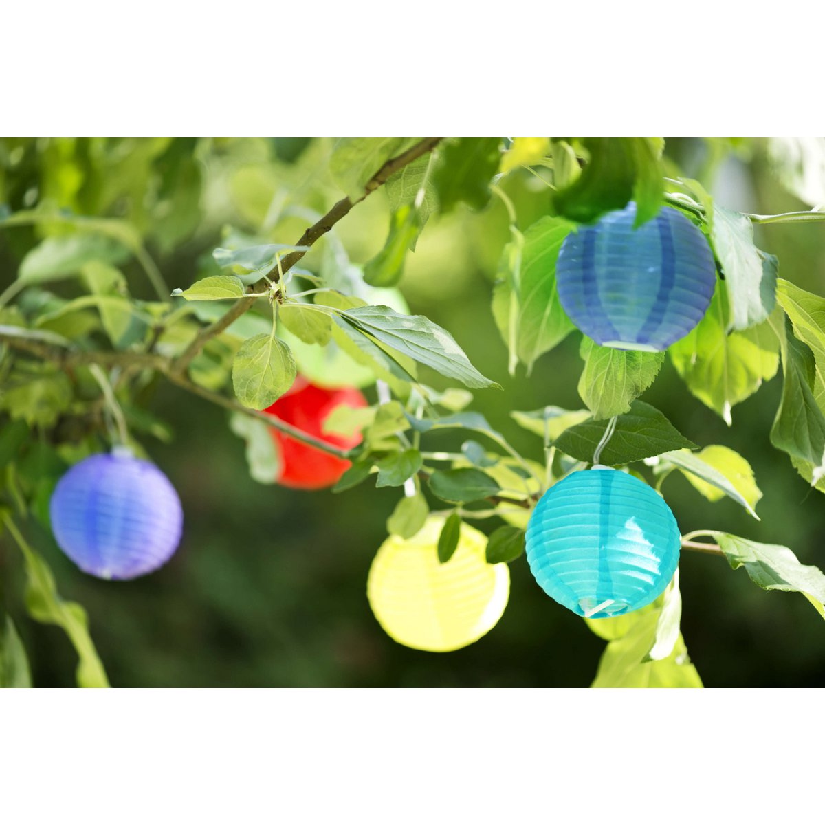 Näve LED Solar Lichtslinger - Balonnen 10 Buiten
