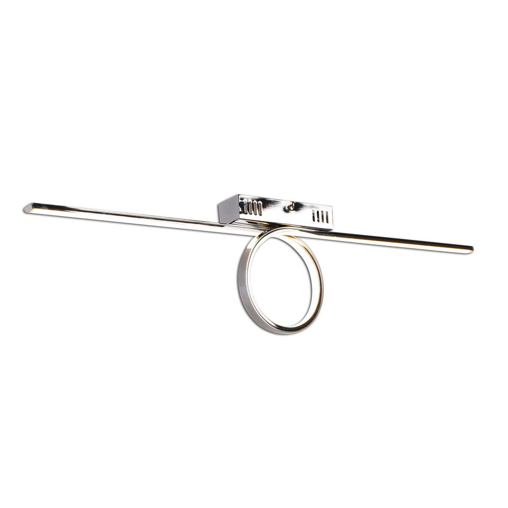 LED-plafondlamp Loop 75cm Chroom