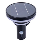 LED Solar Buitenwandlamp "Nora", voor buiten, wandlamp - metaal en plastic in het zwart, met geïntegreerde LED
