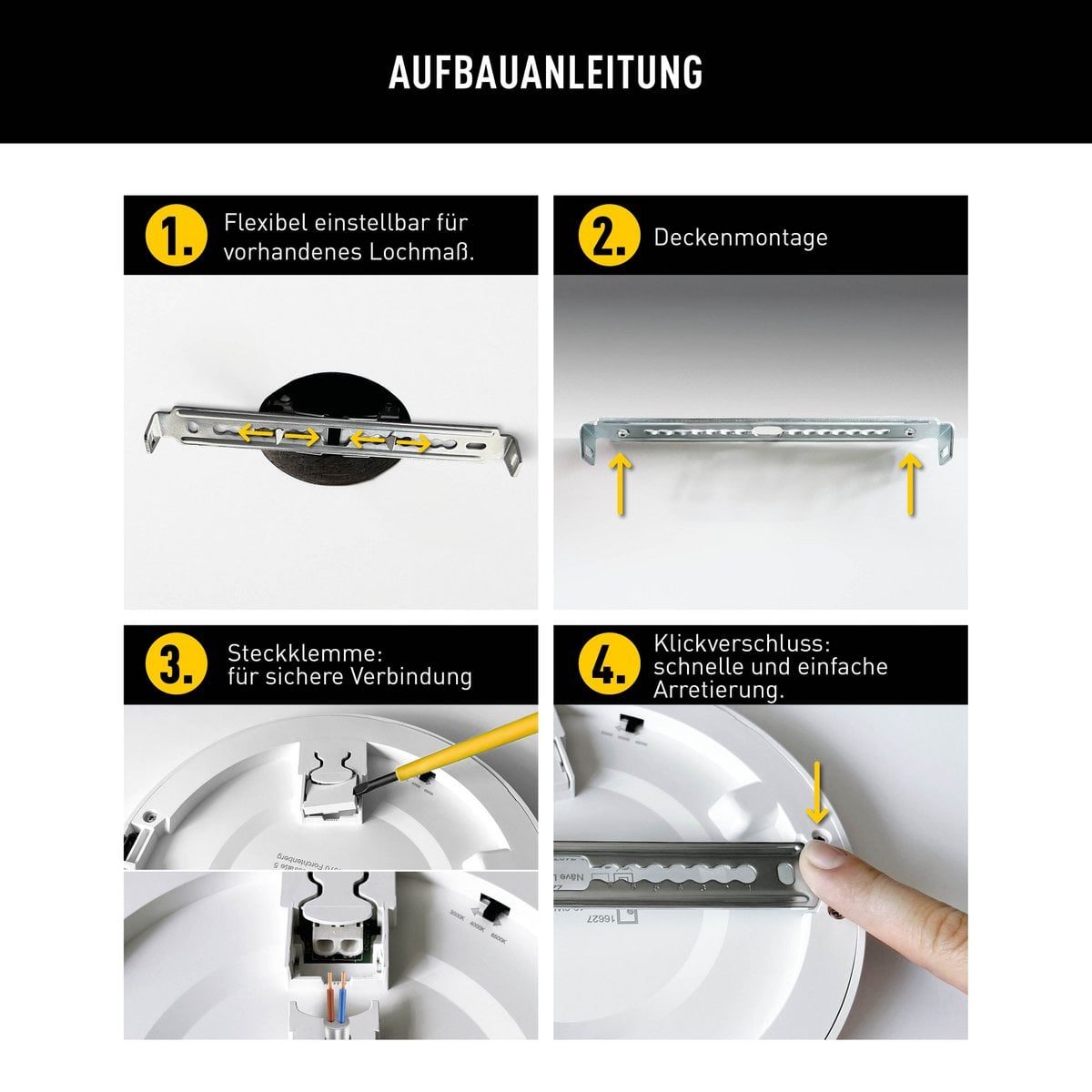 Näve Bonus LED-Plafondlamp Ø21,7cm Wit CCT