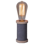 LED -tafellamp "Max" inclusief lamp zwart/wit H: 12 cm