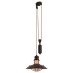 Näve Cottage Hanglamp - 35cm Zwart