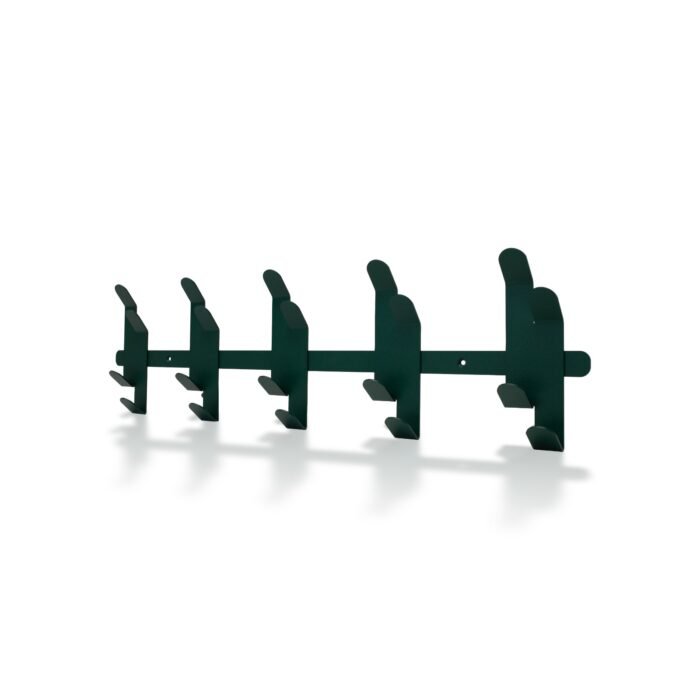 Gorillz Origami Wandkapstok - Groen - 10 Dubbele Haken