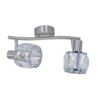 Josefa Plafondlamp - Metaal/Glas 28cm Wit