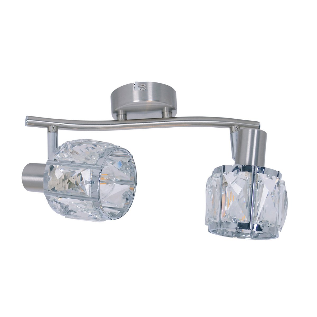 Josefa Plafondlamp - Metaal/Glas 28cm Wit