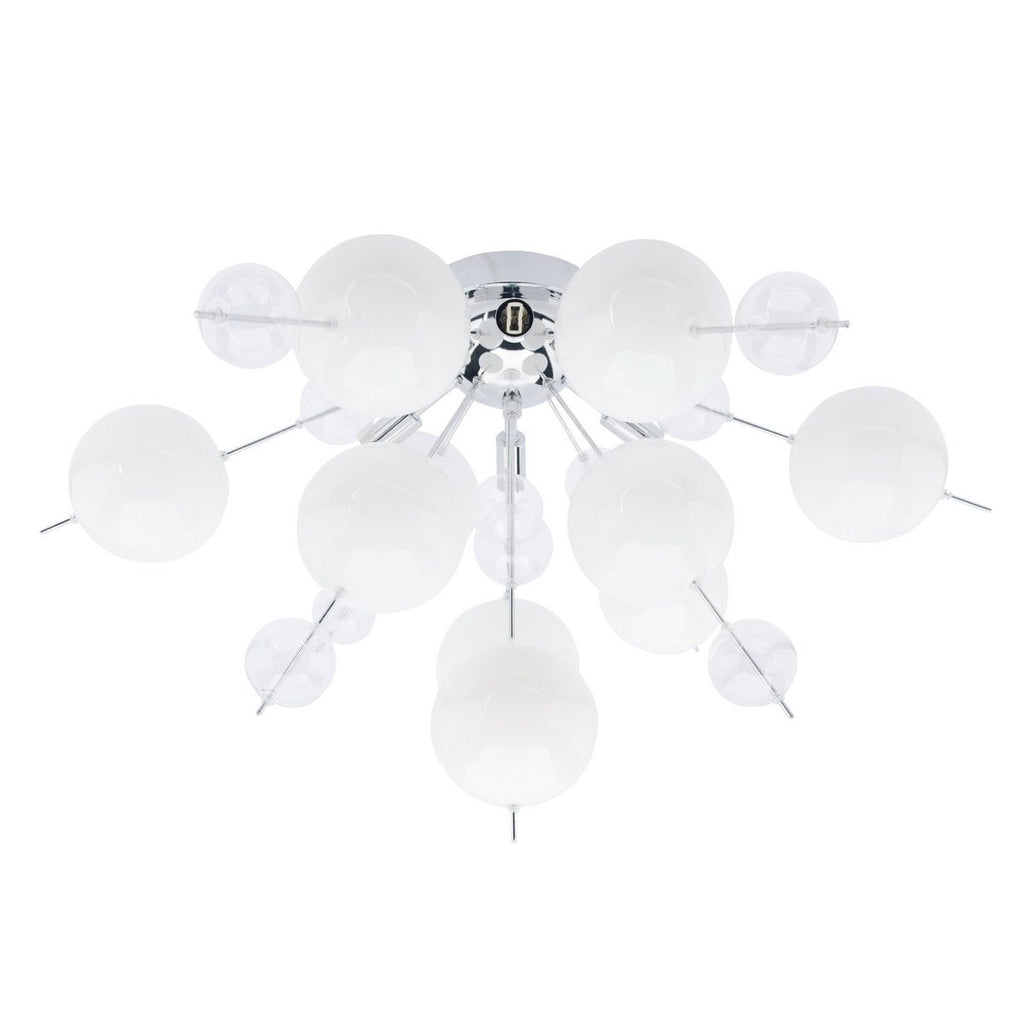Näve Explosie Plafondlamp Wit Ø57cm G9