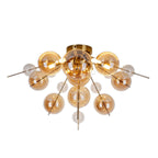 Plafondlamp Explosie Amber Ø57cm G9