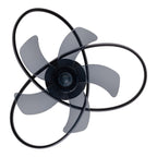 Näve Leccio LED Deckenleuchte 58cm mit Ventilator