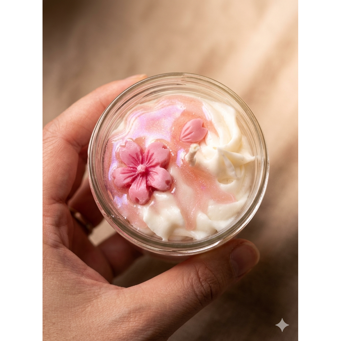 Juste une Pause Sakura Blossom Chantilly Kaars - 165ml