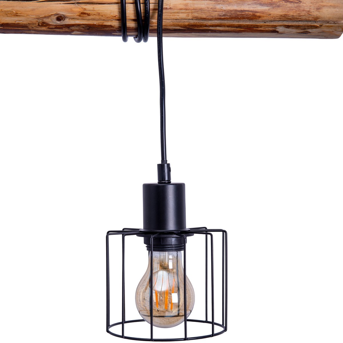 Näve Woodland Hanglamp - Zwart 100cm