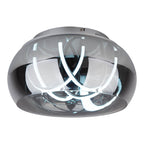 Näve Malou LED Plafondlamp Ø45cm Rookglas