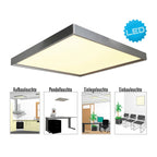 LED paneel Näve Diversiteit 62cm Zilver