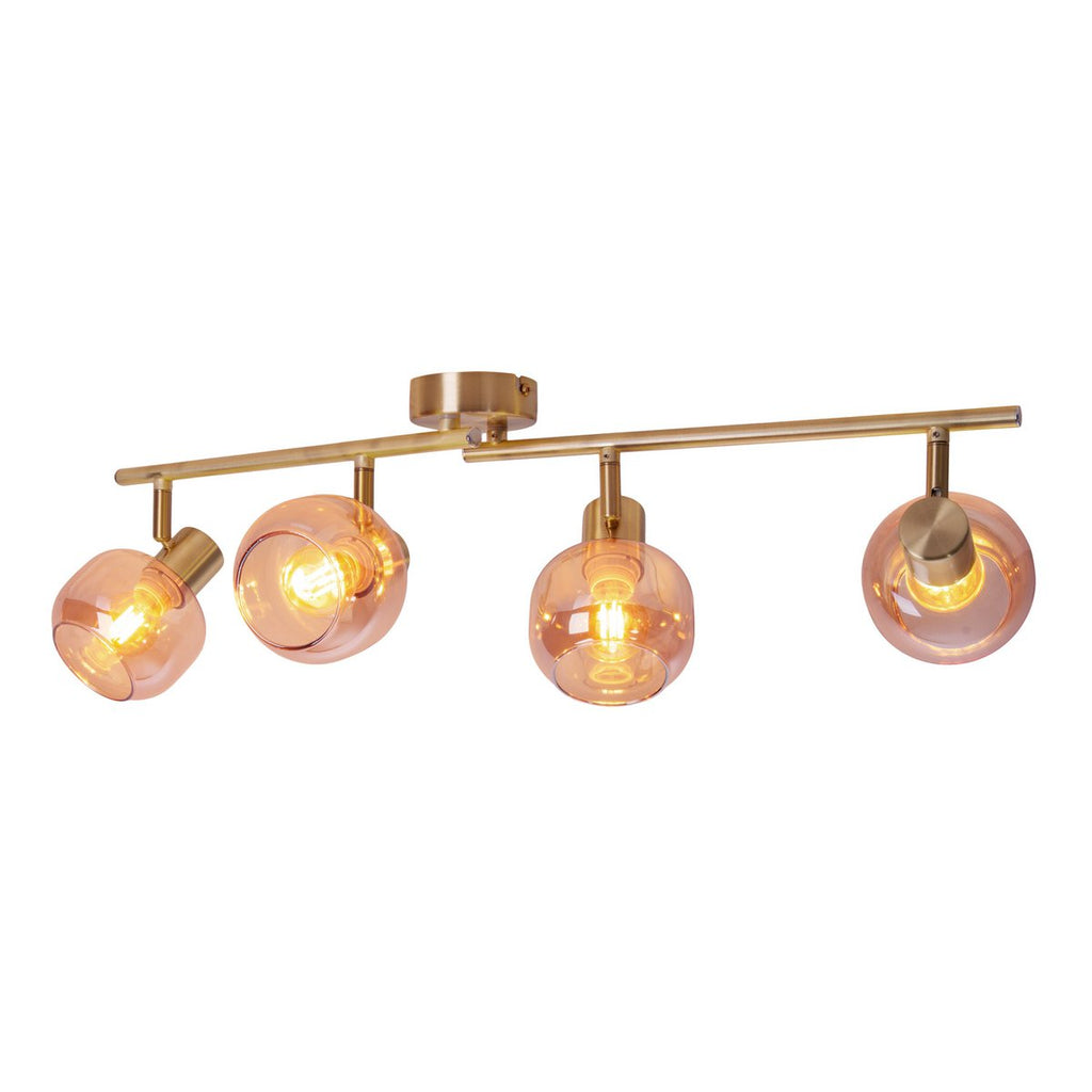 Näve Libby Plafondlamp 4-Lichts - Messing 80cm E14