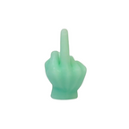 Huisvitamine middenvinger kaars - mint - 310g - 10x9x17cm