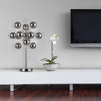 Näve Explosie Tafellamp - Chrome 73cm