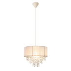 Näve Crystallo Hanglamp 30cm Wit E27