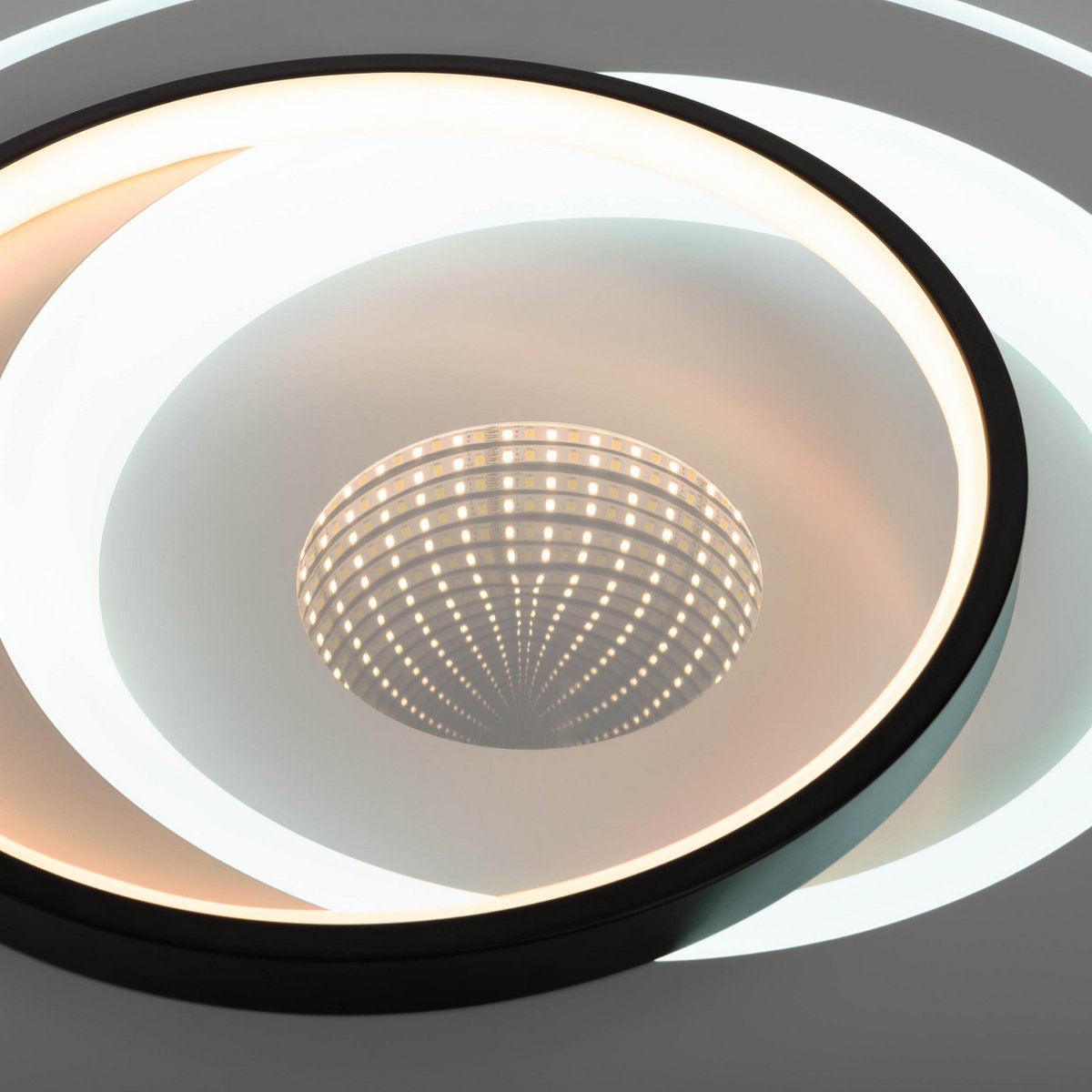 LED Plafondlamp 3D Näve Leuchten, Ø49cm Dimbaar