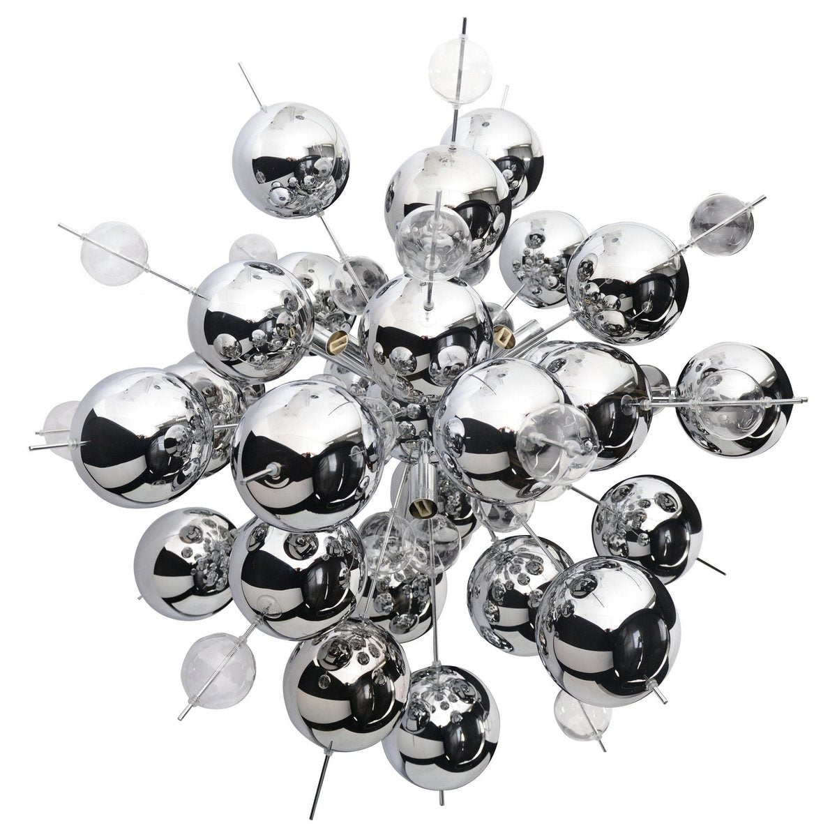 Näve Explosie Hanglamp Chroom 65cm G9