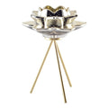 Aulica Gouden Kaarsenhouder 15x15x20.5cm