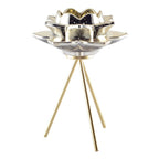 Aulica Gouden Kaarsenhouder 15x15x20.5cm