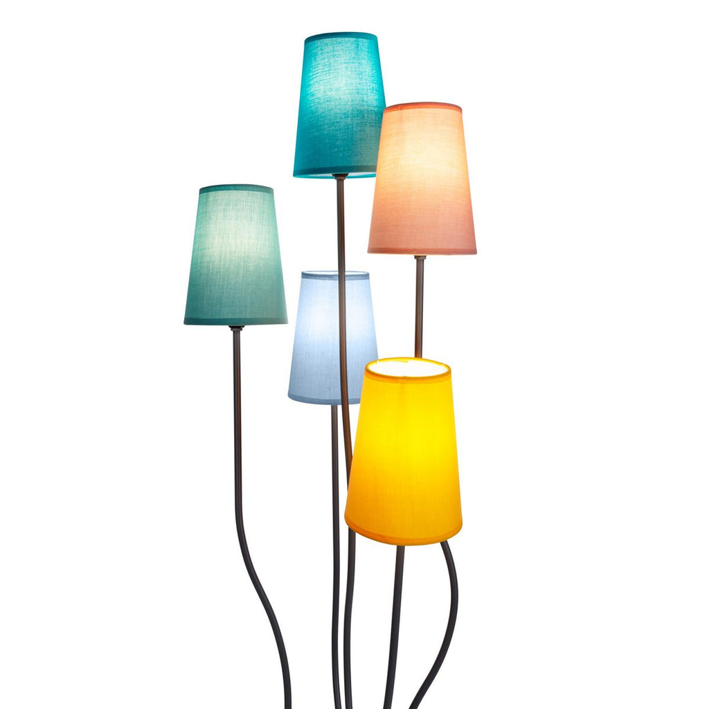 Blauwe Näve Leuchten staande lamp 166cm - Design metalen paraplu's