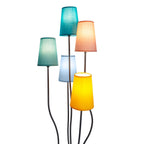 Blauwe Näve Leuchten staande lamp 166cm - Design metalen paraplu's