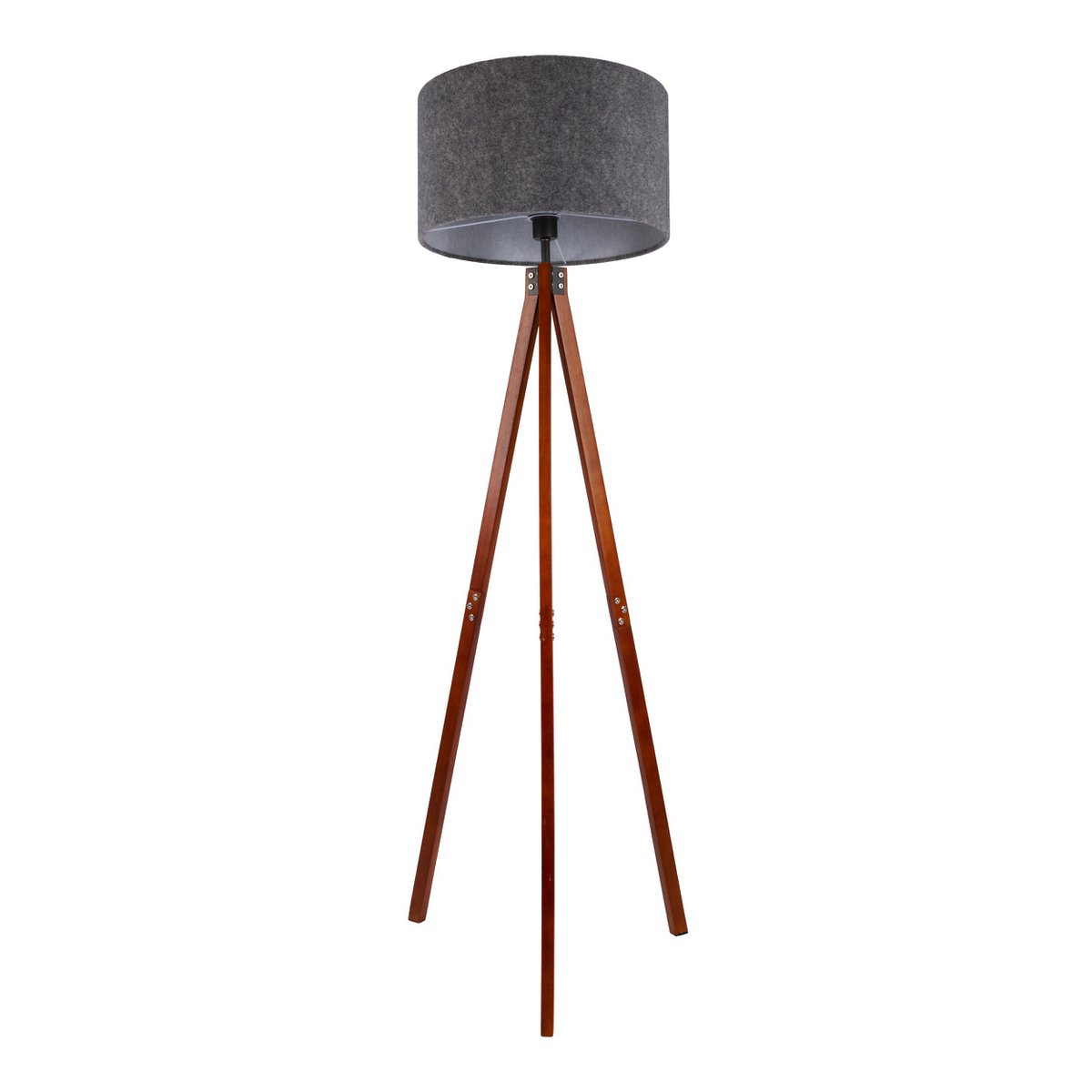 Filco Staande Lamp - Hout 147cm Grijs Bruin
