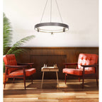 Näve Tristan LED-hanglamp 58cm Wit