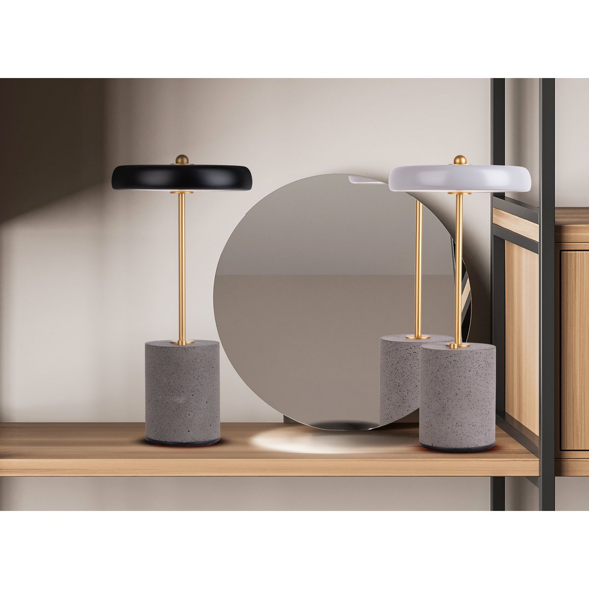 Näve Seta Batterijlamp Zwart 30cm