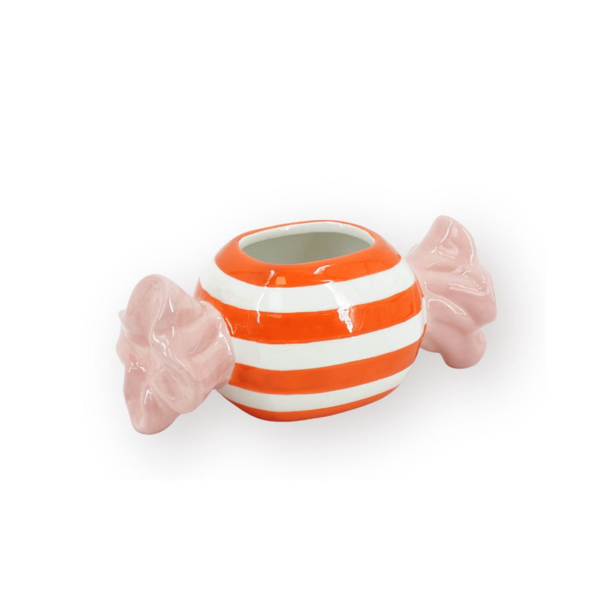 Candylicious Toffee Knopenpot - Oranje/Roze - 21x9,5x9,5 cm