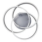 Näve Divora LED Plafondlamp 58cm Zilver Wit