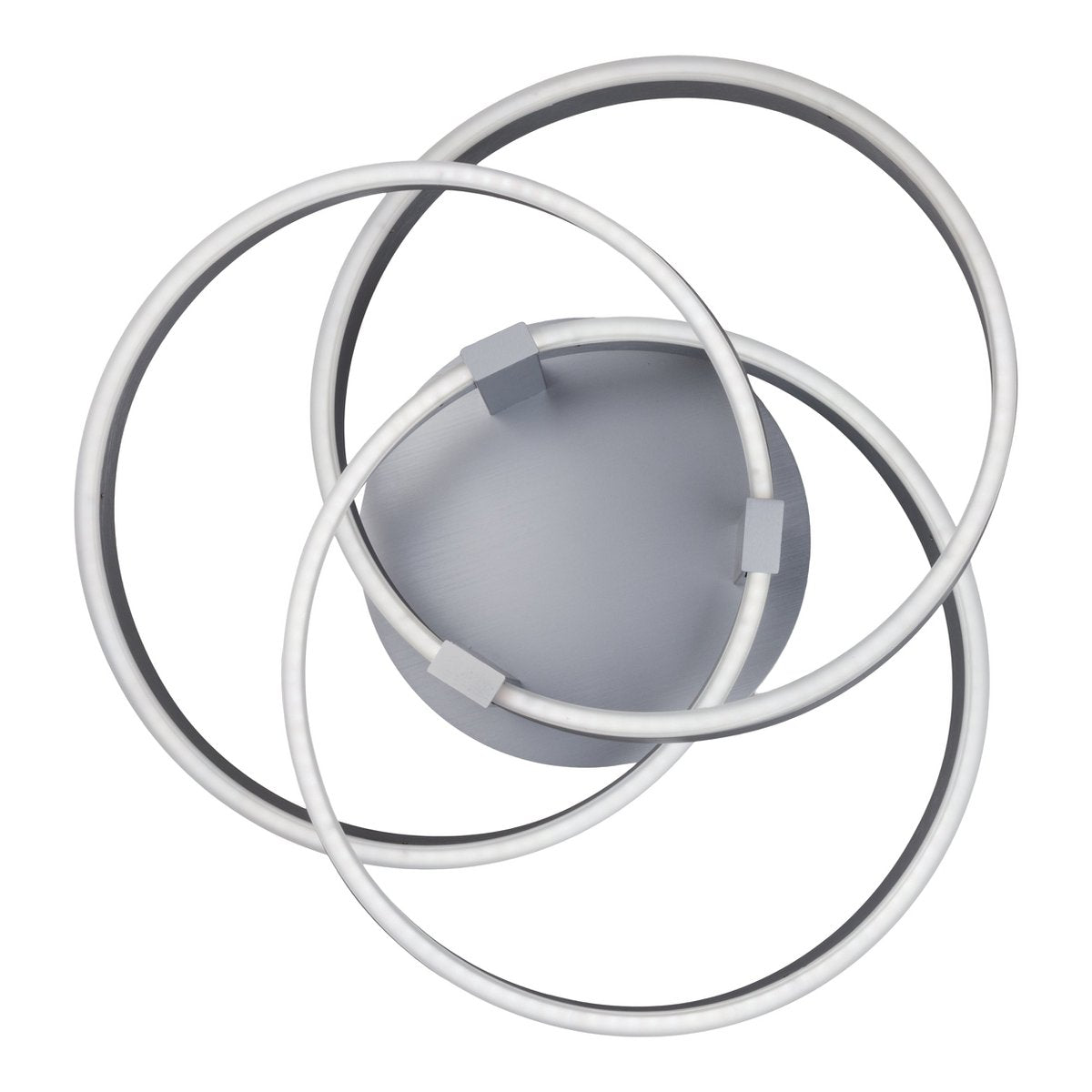 Näve Divora LED Plafondlamp 58cm Zilver Wit
