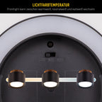 LED Spot D: 14 cm zwarte "Trimes"